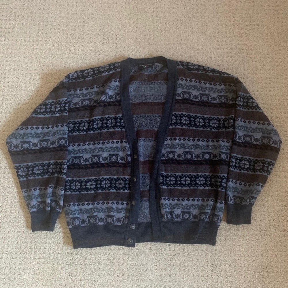 Vintage Italian made button up sweater
